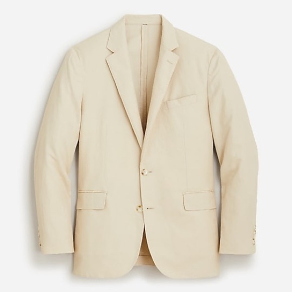 J Crew Ludlow Slim-fit unstructured suit jacket in Irish cotton-linen
Item AU428 - Picture 1 of 4